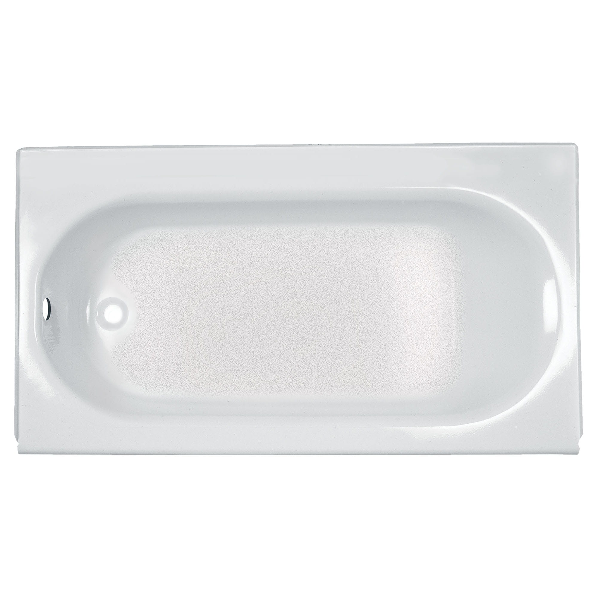 Princeton Americast 60 x 34 Inch Integral Apron Bathtub Above Floor Rough Left Hand Outlet with Luxury Ledge WHITE